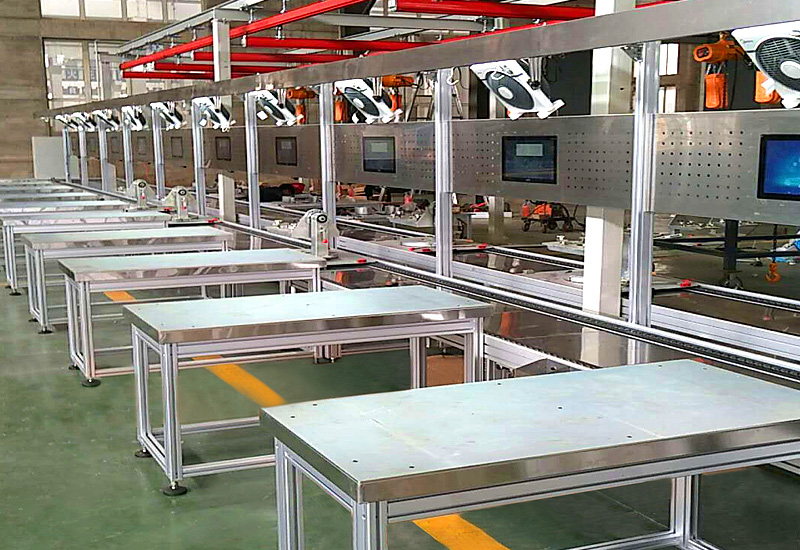 精益化生產(chǎn)中單元生產(chǎn)線的一字型和U形線體布局介紹